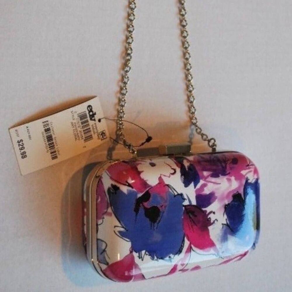 Mini Clutch Floral Shoulder Strap